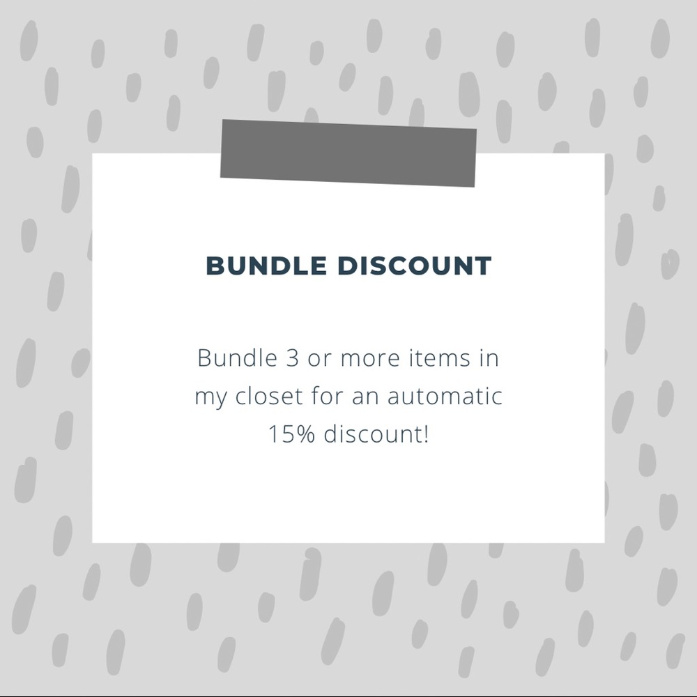 BUNDLE DISCOUNT!